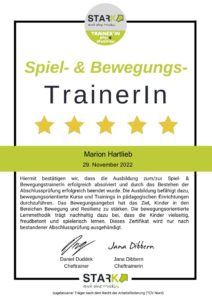 Spiel-& Bewegungstrainerin